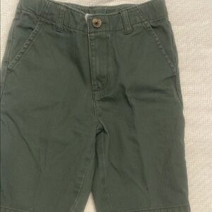 Boys Green Casual Shorts